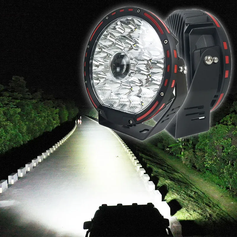 AURORA New 9 Inch 145W High Power High Lumen round 9' LED Laser Driving Light