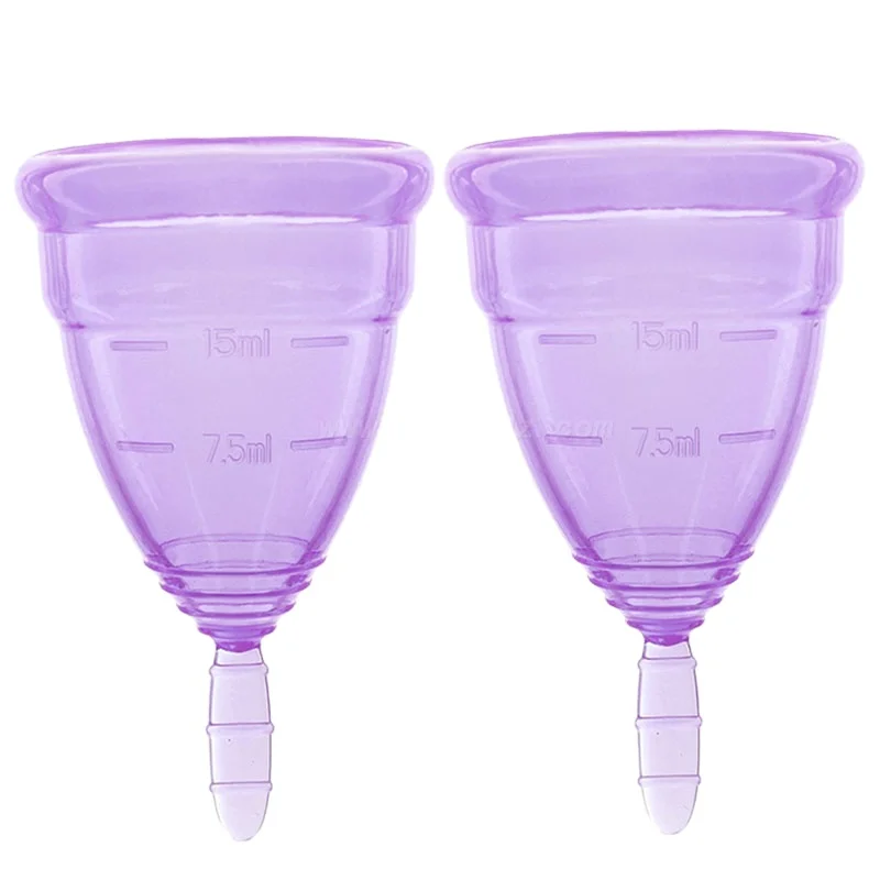 Medical Grade Transparent Ladies Silicone Menstrual Cup recycled collapsible Flexible Female Hygiene Lady Cup