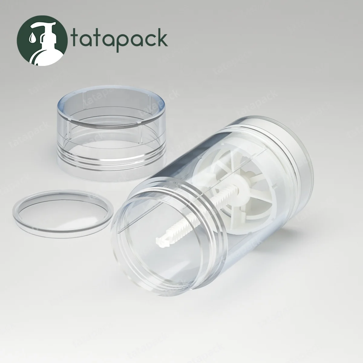 Stick Deodorant Dontainer 30g with Rubber Soft Coating for Bar Soaps, 30ml Cosmetic Packaging Container for Body-Care Products
