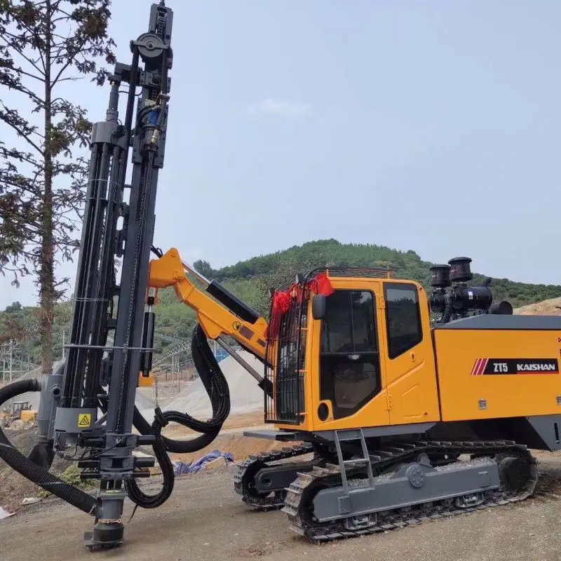Kaishan  KT20 Bore Hole Dth Drilling Rig Machine Crawler Dth Surface Wagon Drill Rig With Screw Compression System