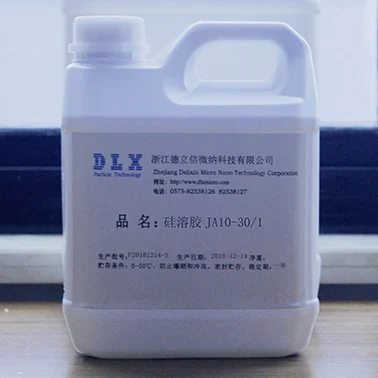 low sodium type silica sol JA10-30/1 precision casting Refractory Architectural coatings