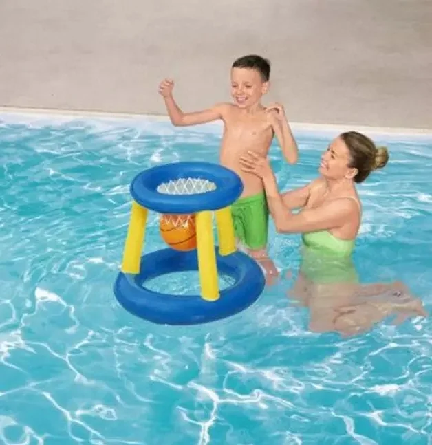 Funny Water Games Inflatable Basketball Loop for kids toss games in pool swimming