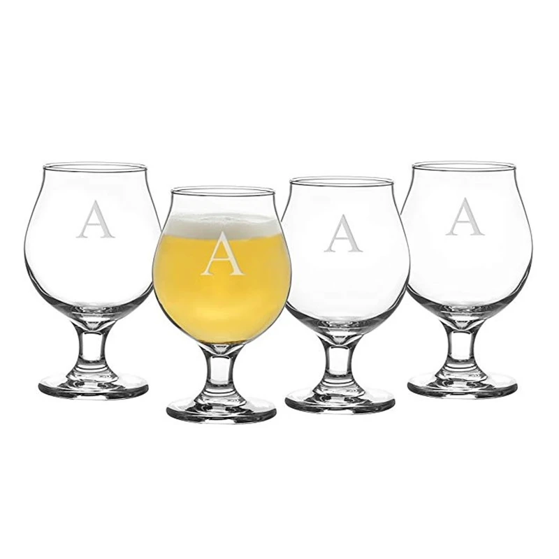 Personalized Belgian Beer Glasses short stem glass beer glasses goblet for sale