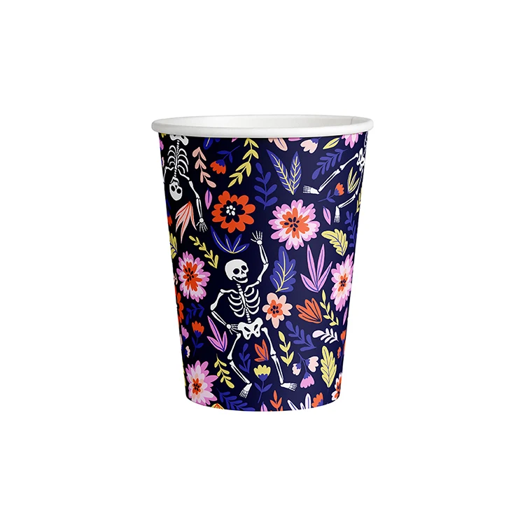 Набор посуды для Хэллоуина бумажные тарелки, Набор салфеток Dia De Los Muertos одноразовые вечерние для взрослых Новогодние украшения для вечеринки