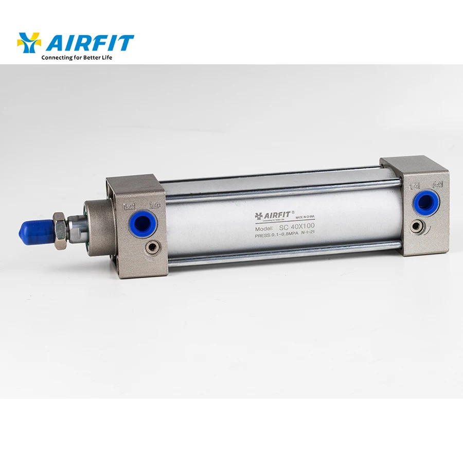  Пневматический цилиндр двойного действия AIRTIT Ningbo SC 32 мм 40 50 63 80 100