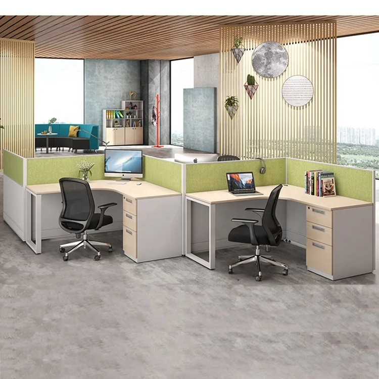 China Supplier Workstation Sit Stand Office Home Partition 2 4 6 8person Frame Desk