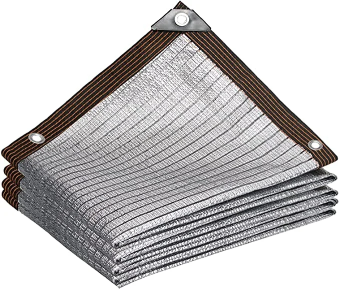 woven silver shade mesh/greenhouse shading net aluminet/heat control aluminum shade mesh