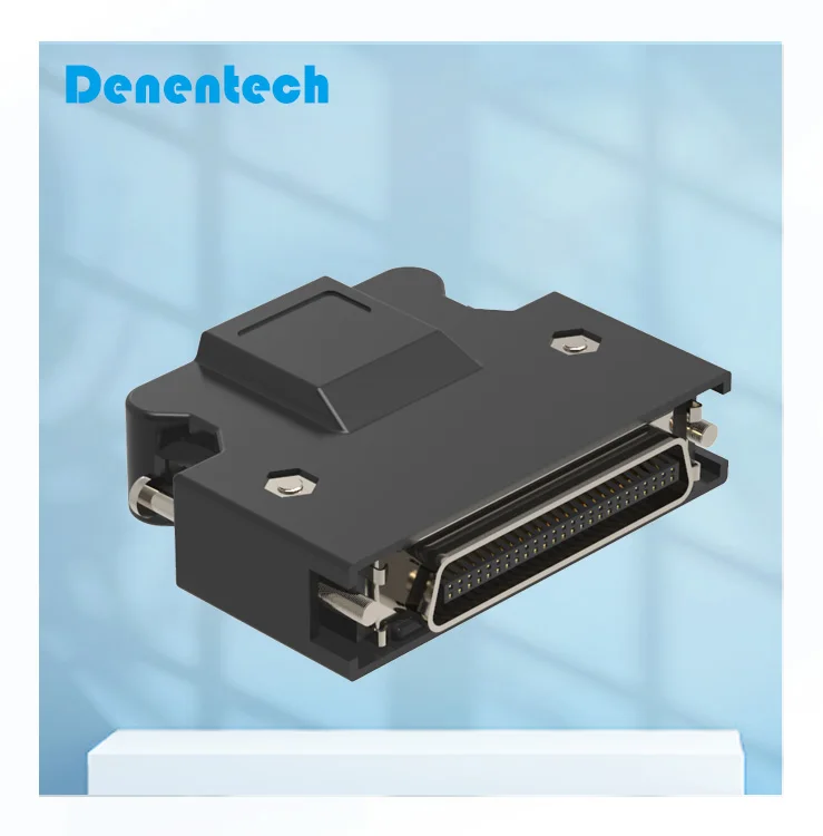 Denentech High quality 1.27mm MDR male SCSI 50P Connector servo motor for sewing machine