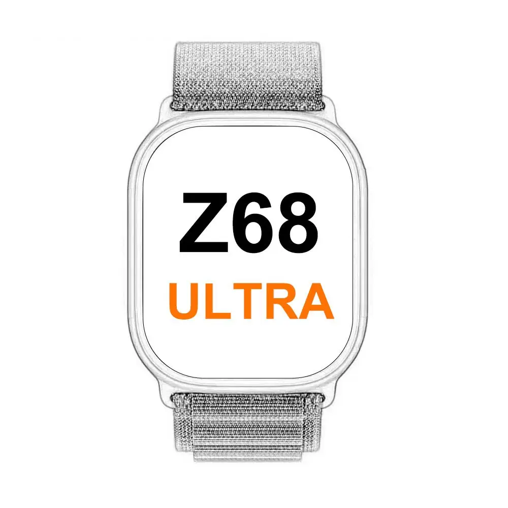 High Quality Z68 ul-tra Smart Watch DT8 HW8 H10 GS8 T900 Pro Max 2.1 Inch NFC Call Heart Rate Monitor Smartwatch