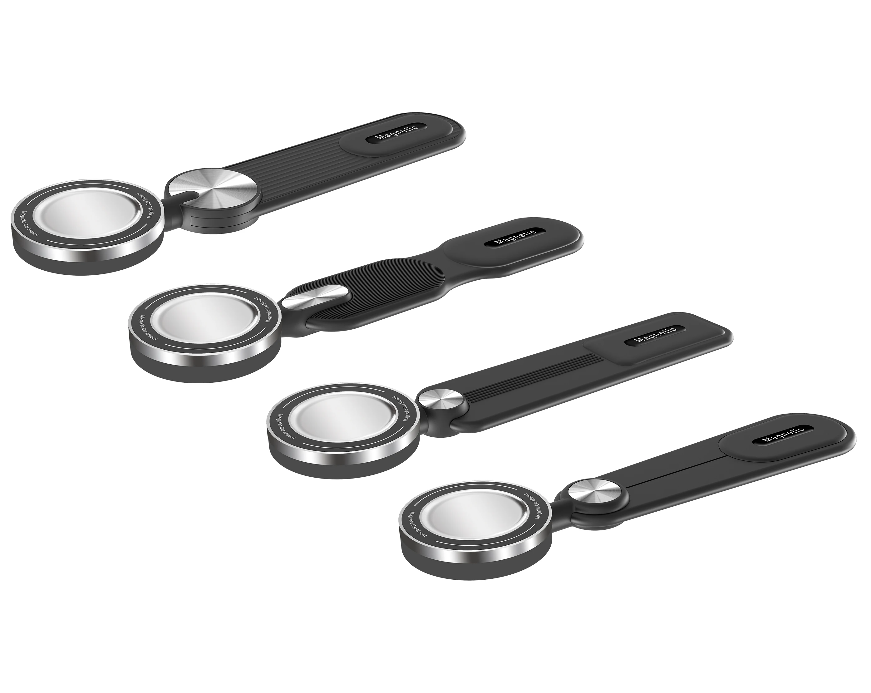 2024 New  RT205 Wireless Fast Charging N52 Magnetic Flexible 360 degree Rotating Phone Holder Magnetic Car Phone Holder