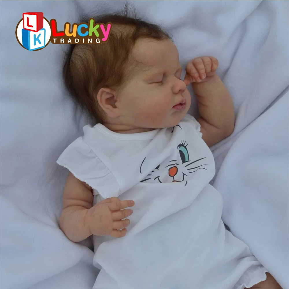 49CM Soft Silicone Full Body Silicone Bebe Baby Changeable Finished Vinyl Babi Newborn Toddler Dolls