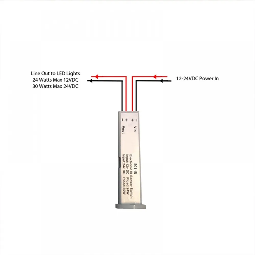IR sensor switch S01 led controller wall switch