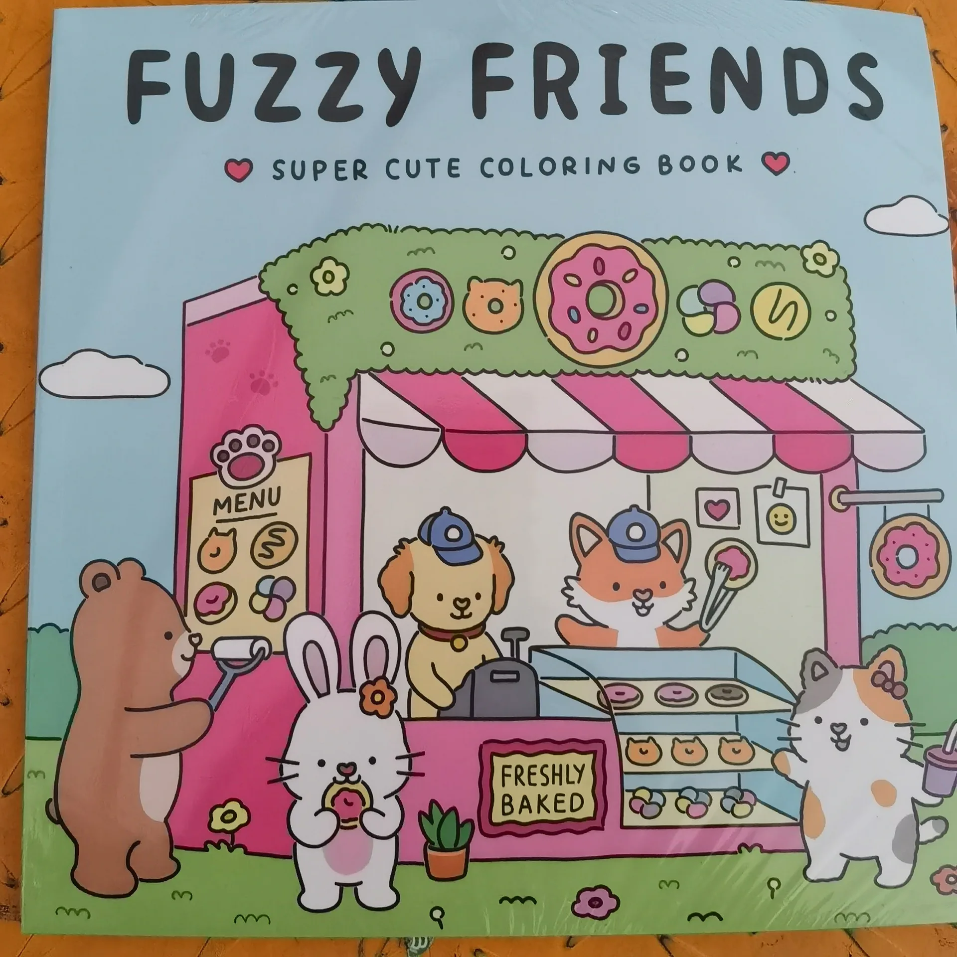 cozy friends cute Spooky Cutie fuzzy hygee comfy days Coloring Book Paperback for halloween christmas