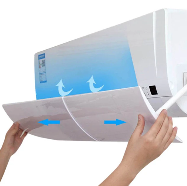 Противоударный дефлектор воздуха для кондиционера, регулируемая перегородка для ветрового стекла, направляющая