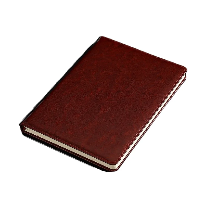High quality Custom HardCover Notebook A5 / B5 Leather PU Cover Notebook journal  for sale