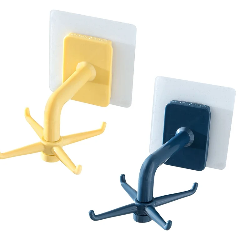 Top fashion Hanging plastic hanger cloth Bathroom tools Clothes hook supplies wall hooks adhesive Kitchen Hook