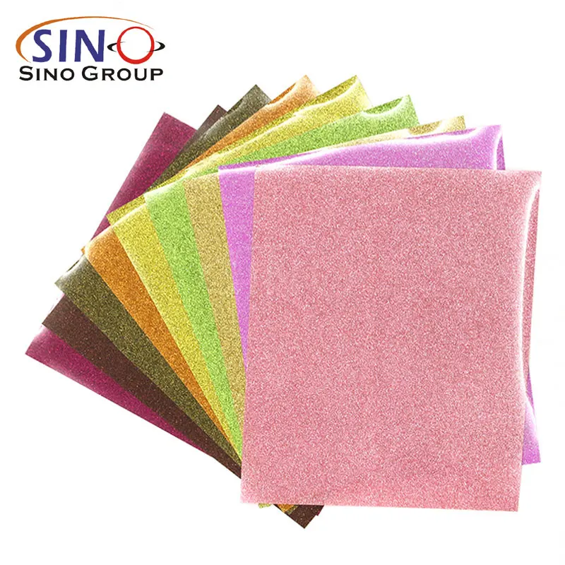 HTV для футболок одежды шляпы и текстиль Easyweed блестки термопереносные виниловые материалы 10x12 дюймов Смешанная цветная пленка