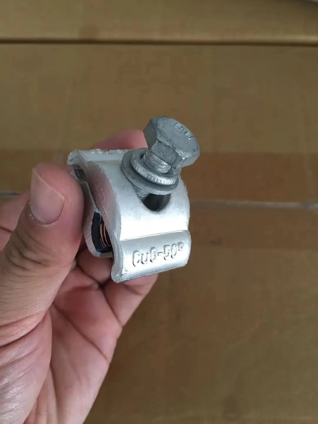 Chencheng Supply CAPG Two bolts copper aluminium parallel groove connector/ bimetal pg clamps