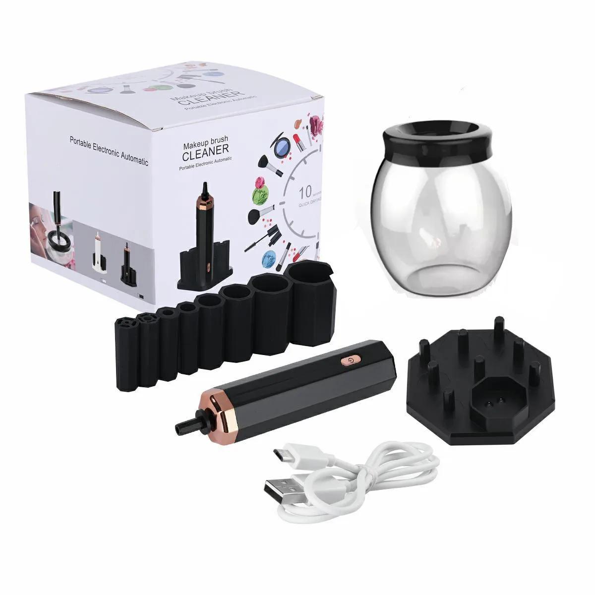 
Бесплатные образцы, косметические товары, электрическая Кисть для макияжа, очищающая машина, перезаряжаемая портативная Кисть для макияжа, чистящий инструмент 