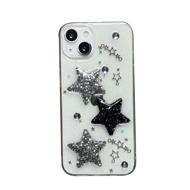 Elegant Stars case soft cover for iPhone 11 12 13 14, For iPhone 14 Pro Beautiful Phone case