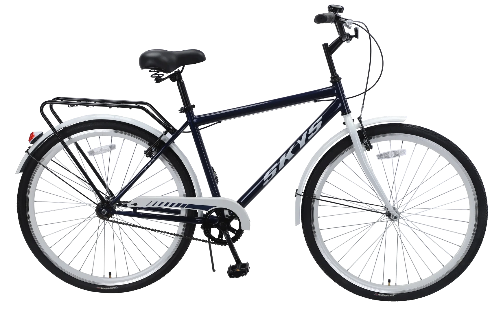 Wholesale 26 28 Inch Single Speed city Bikes Steel Frame with reflective sheet, bicycle for men support OEM bicycle