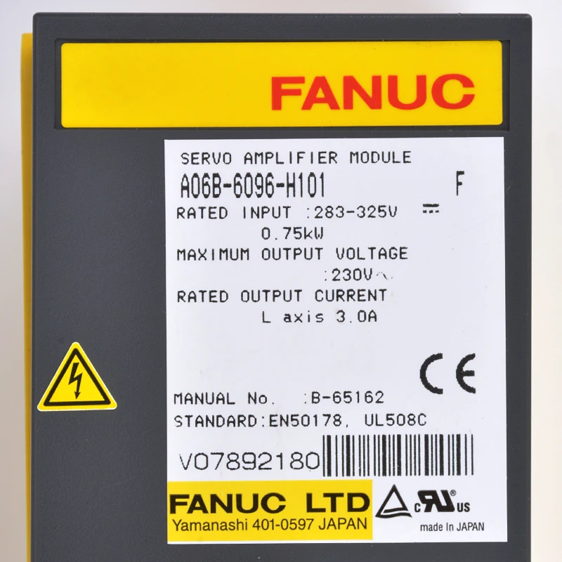 A06B-6096-H101 оригинальные fanuc servo модуль усилителя fanuc диск fanuc часть