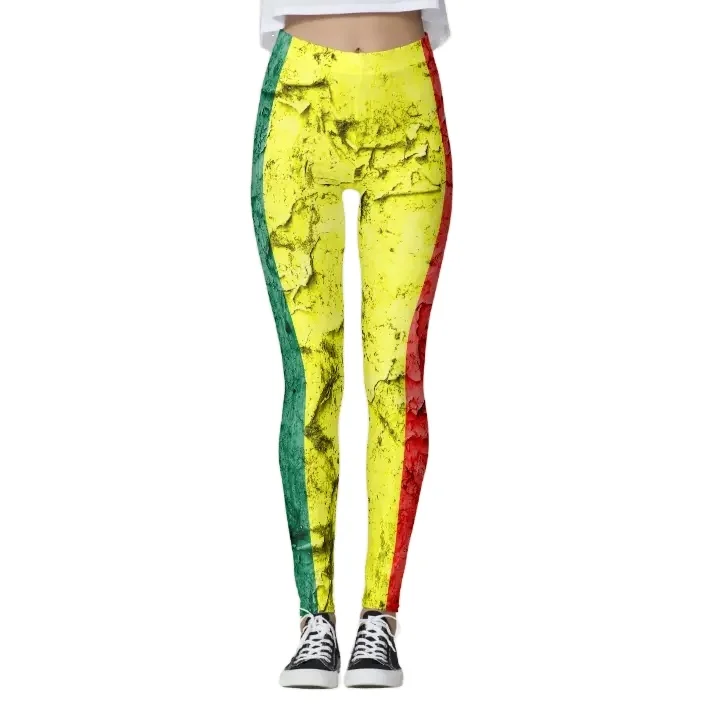 Woman Workout Clothes 2021 High Waist Workout Leggings Printed Active Wear Fitness Leggings Yoga
