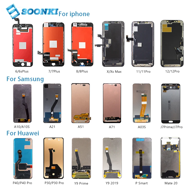 mobile phone display p40 pro lcd for huawei p40 pro touch lcd screen for huawei p40 pro lcd