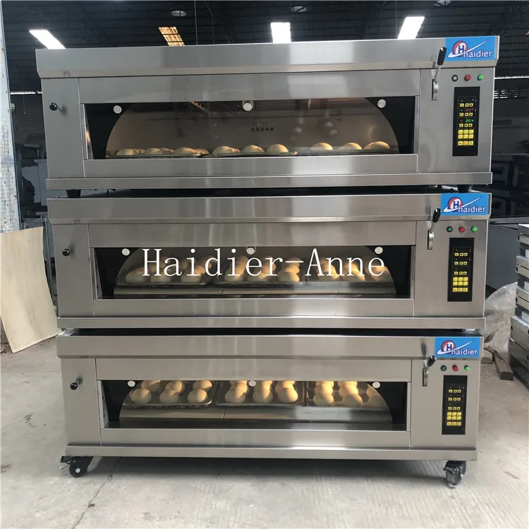 Factory Sale American Door Opening Way Gas Electric Pizza Baking Deck Oven