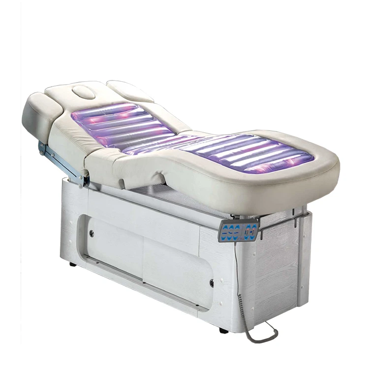Luxury 4 Electric Motors Treatment Massage Table Beauty Salon Spa Eyelash Cosmetic Facial Bed