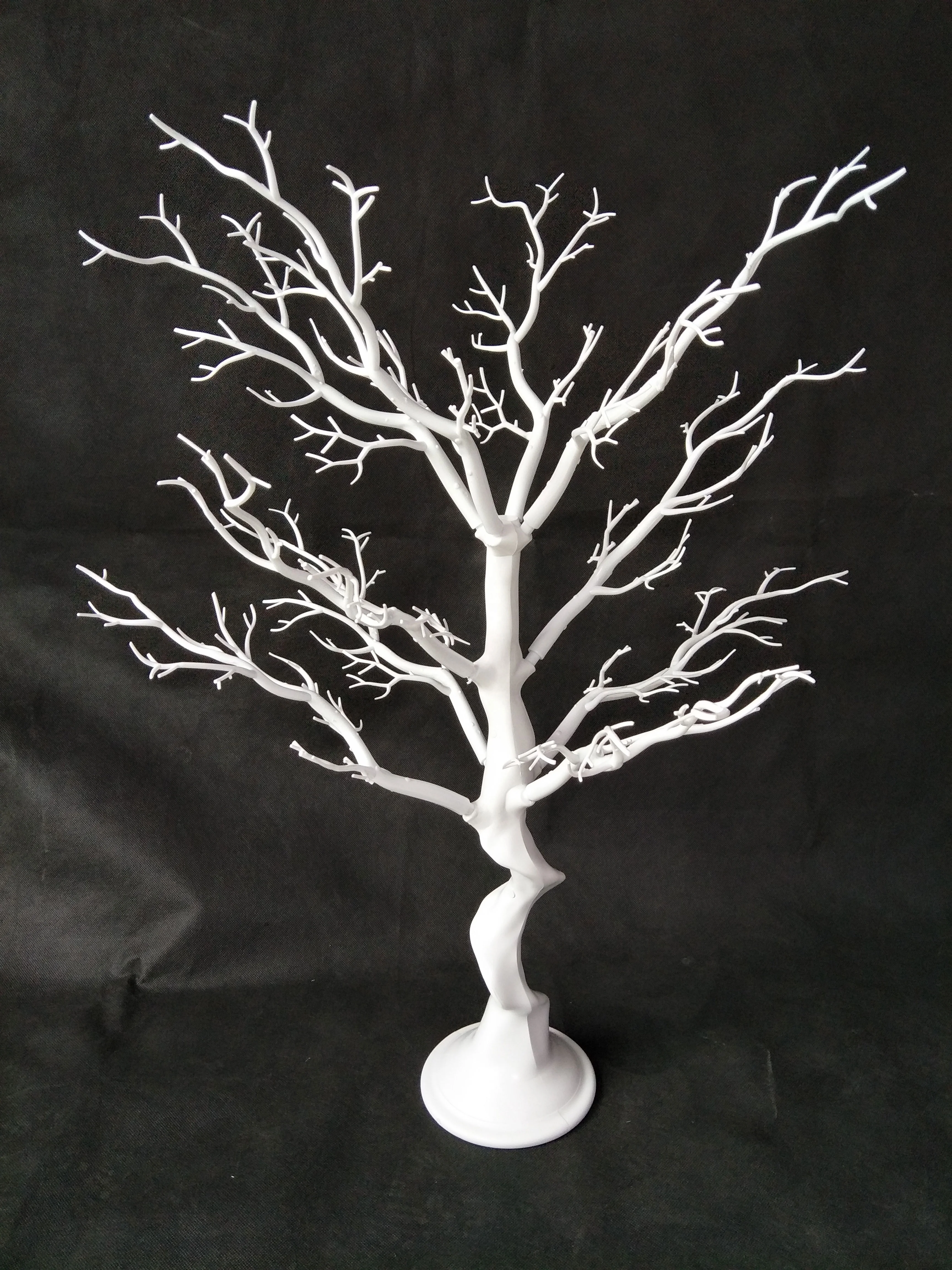 mini black bendable Christmas plastic tree for wedding supplies