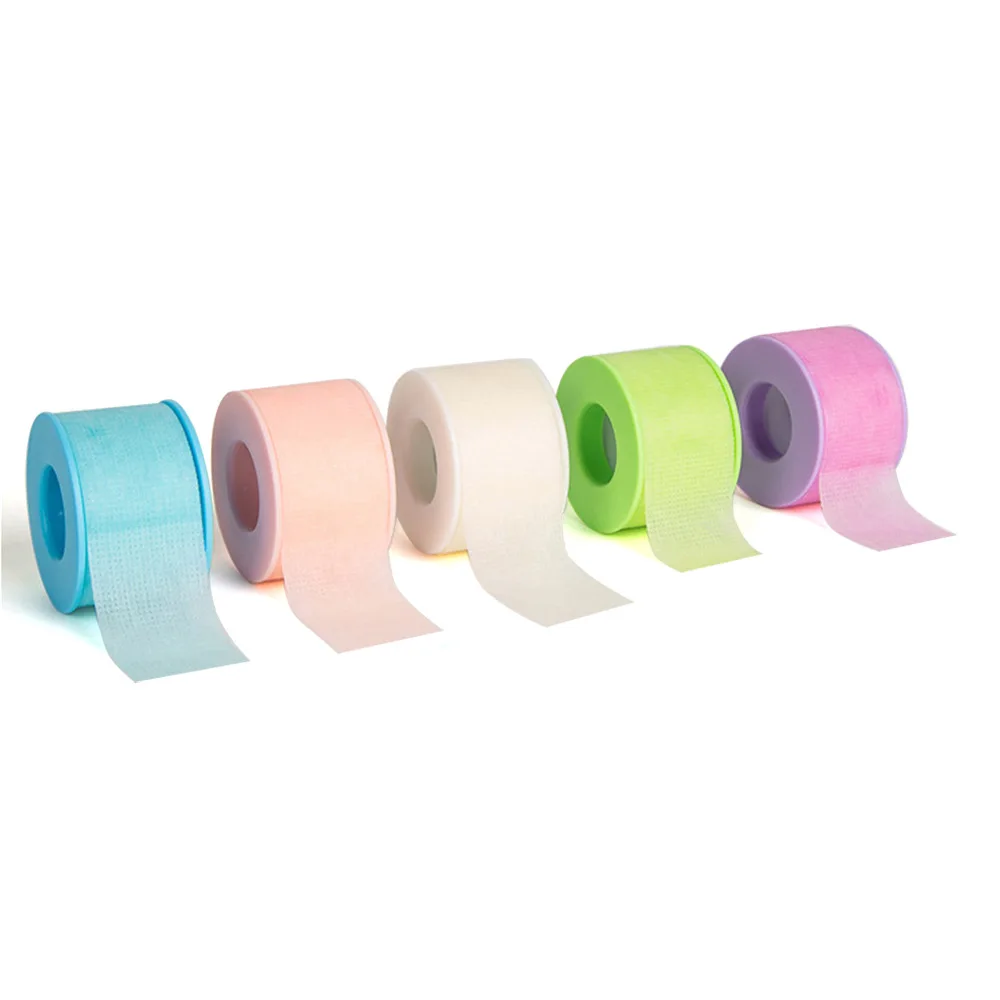 Multiple Colors Eyelash Tape Sensitive Gel Lash Tape Silicone Breathable Micropore Fabric Lash Extensions Lash tape