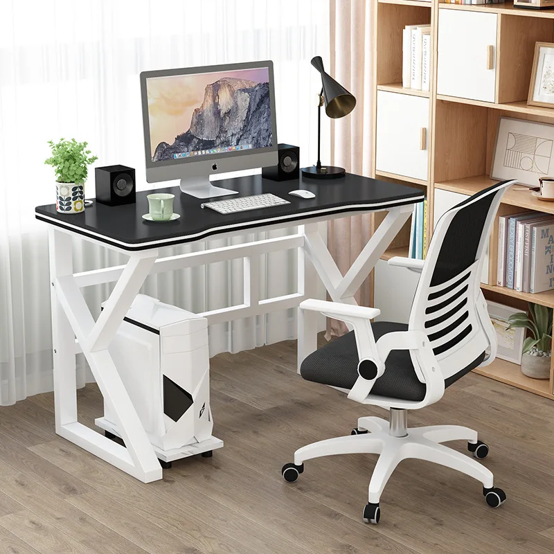 Custom Office Furniture l Shaped Ergonomic Metal Black Pc Gaming Table Computer Gaming Desks