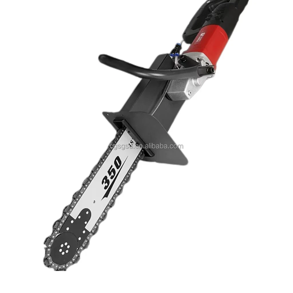220V Concrete Chainsaw With Diamond Chain Saw Handheld Reinforced Concrete Cutting Chain Saw Machine