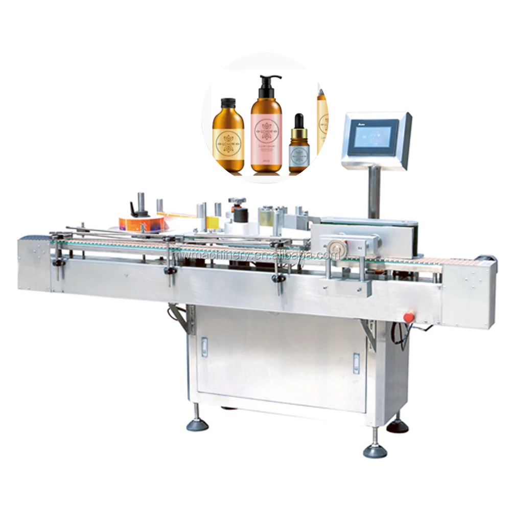 High speed cold glue round bottle labeling machine for beverage bottle