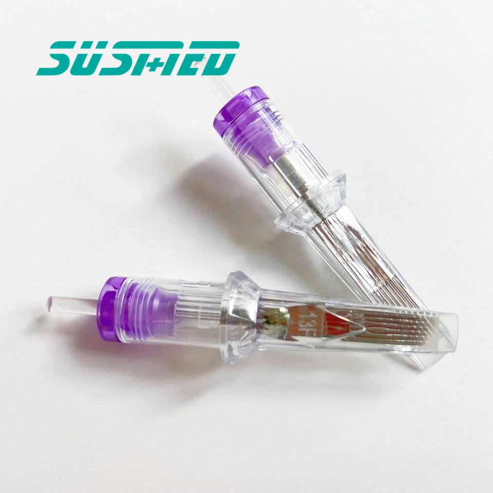 Permanent Makeup Needle With Tubes Cartridge Tattoo Needle Disposable Sterilized Tattoo Machine Needles