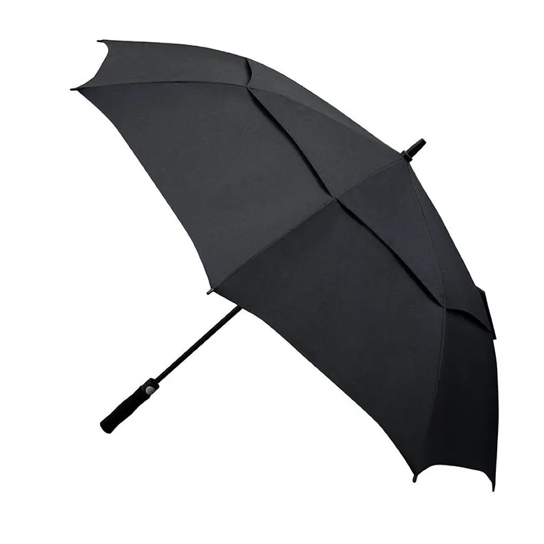 New 30 inch double layer golf umbrella windproof with logo prints