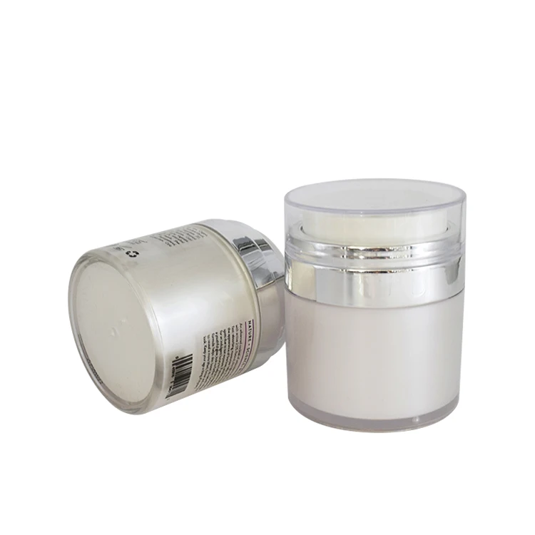 15ml 30ml 50ml 100ml Airless pump jar for cream cosmetic jar wholesale airless packaging supplier cosmetic package Stock Low MOQ