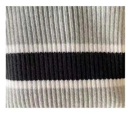 
Zhongchao customized Eco-friendly ribbed knit cotton fabric collars rib knitting 