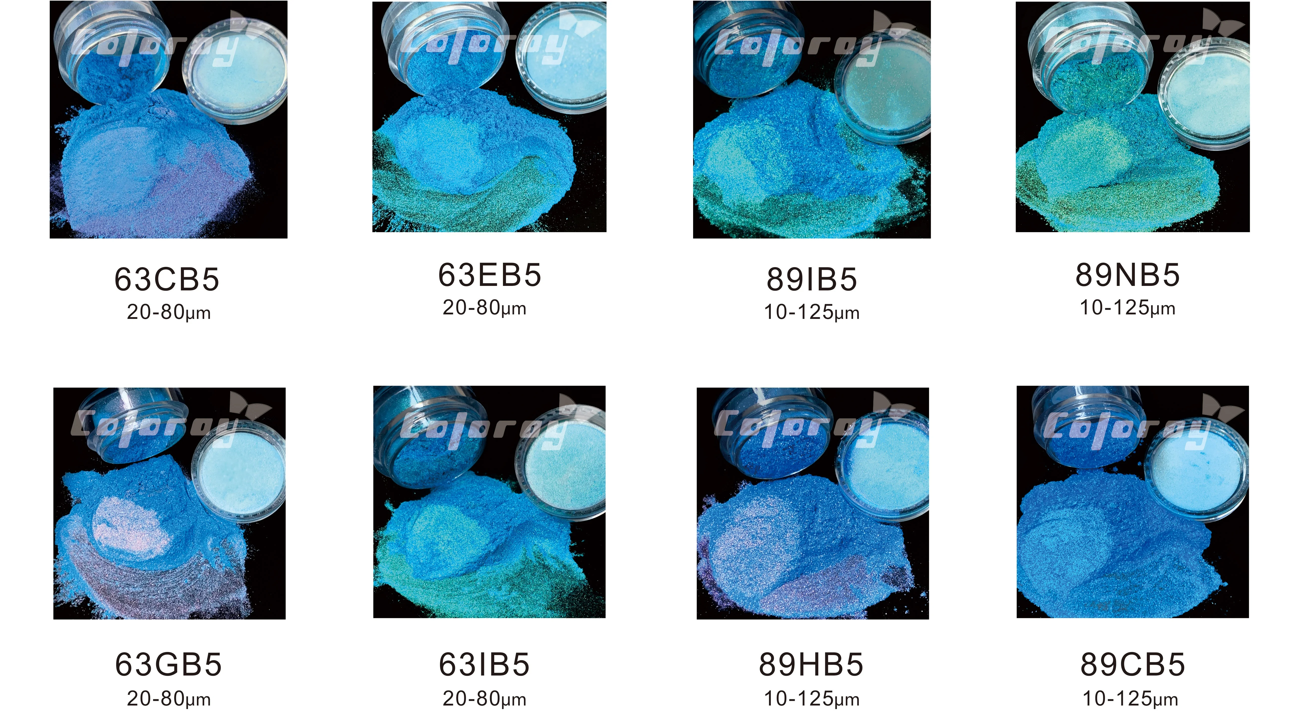 Cosray Cosmetic Grade Color Changing Pigment Classic Chameleon Series Hot Sale 63IG2