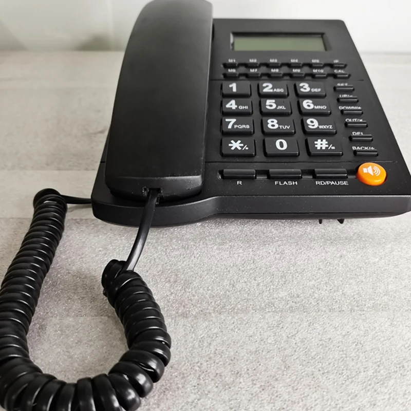 
Bedding Corded Professional Guest Room One Touch Memory Single Line 5 Star Guestroom Hotel Phone 