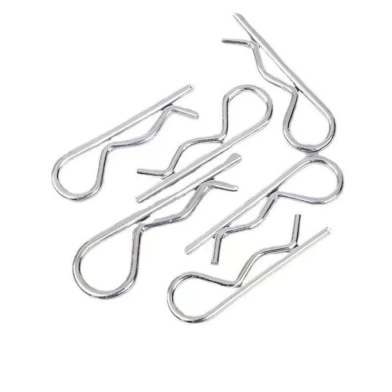 304 Stainless steel Lock Pin Zinc Plated Spring Wave R shape pins