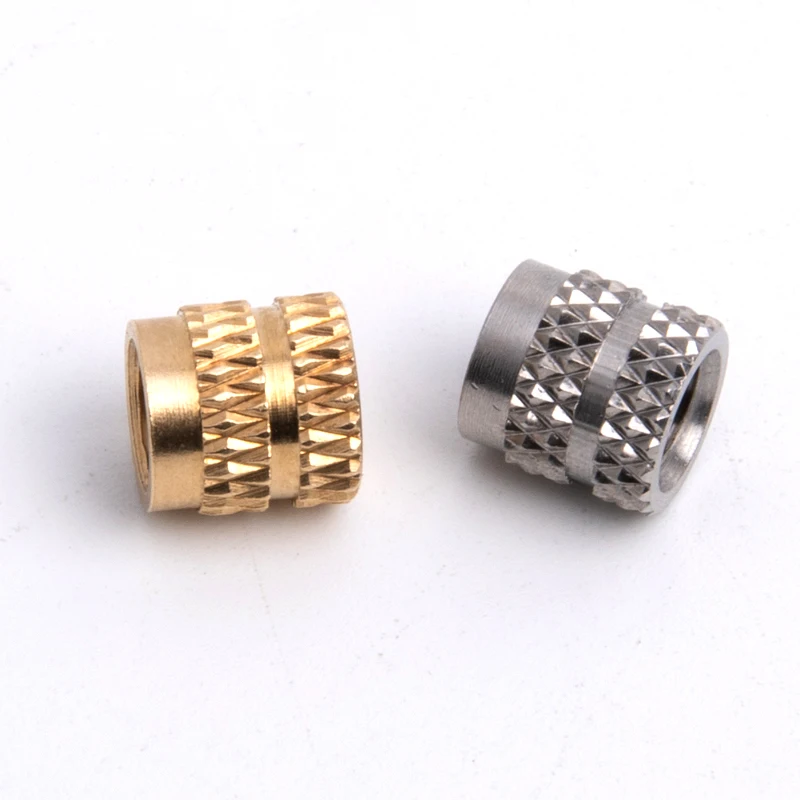 OEM Thread Insert Nut Brass Stainless Steel Carbon Steel Plastic molding in Nuts for Plastic 3D Prints