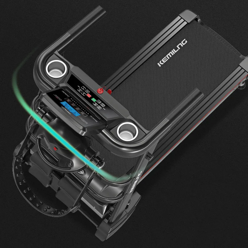 2021 Multi-functional Foldable Running Exercise Machine Treadmill Electric Home Gym Equipment Professional LED Display M7