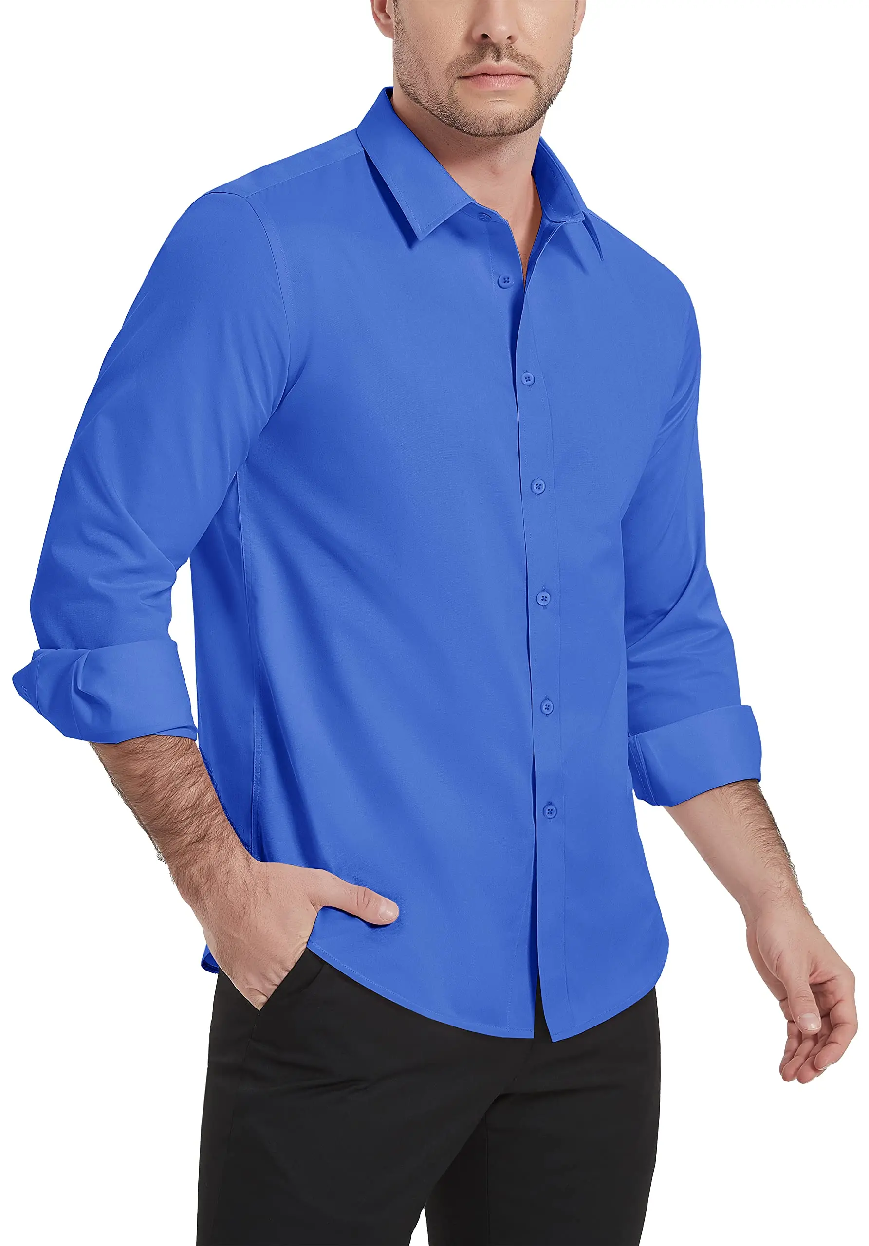 OEM ODM Designed Men Dress Shirt Long Sleeve High Quality Business Formal Dress Shirts