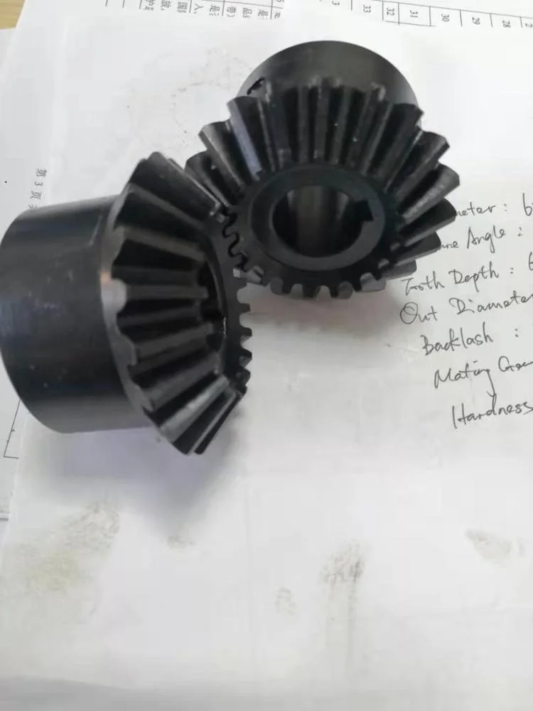 Cheapest price M3 M4 hardened bevel gear set material can be S45C brass or stainless steel 304 for