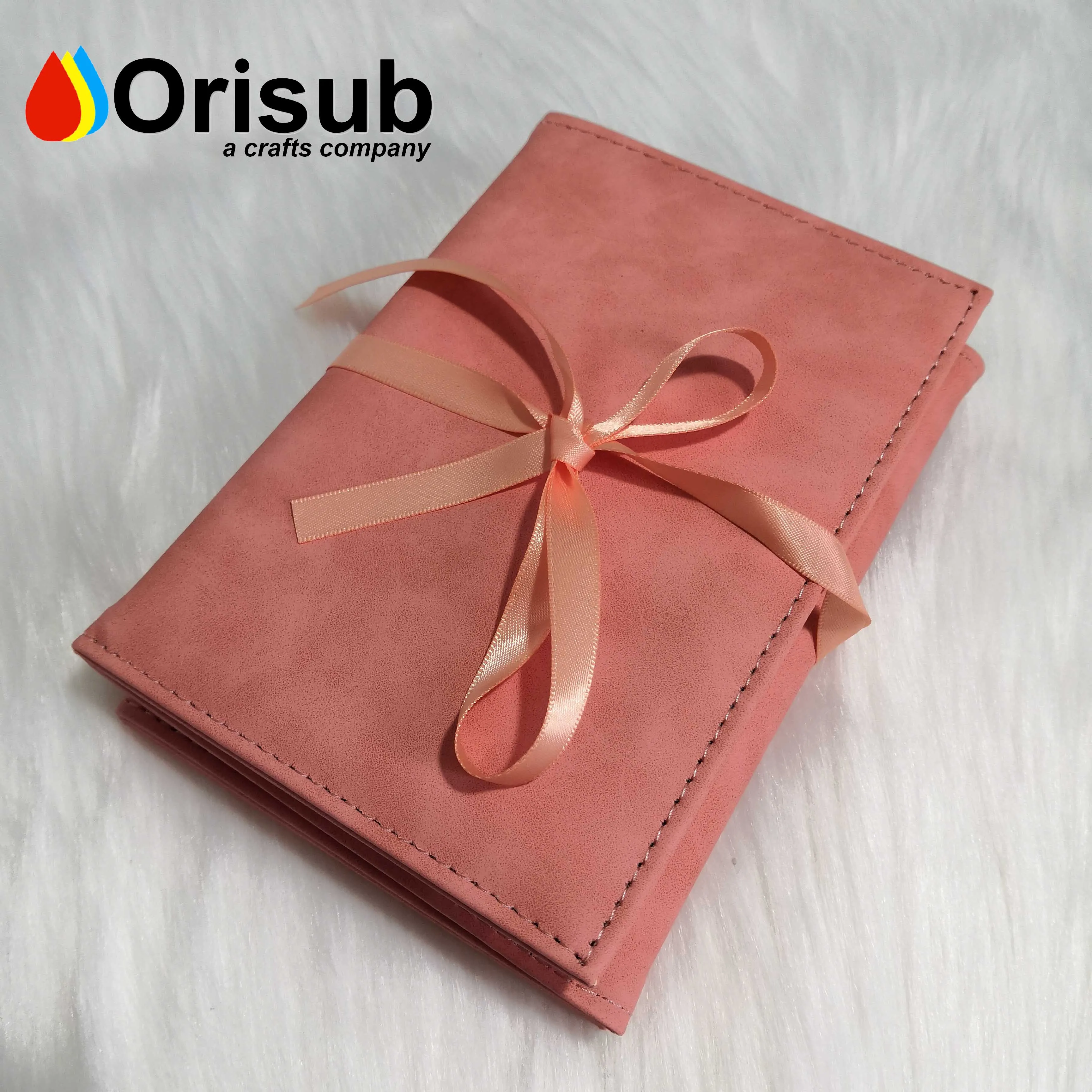 Blank pu leather custom 4 photo panel photo album frame sublimation