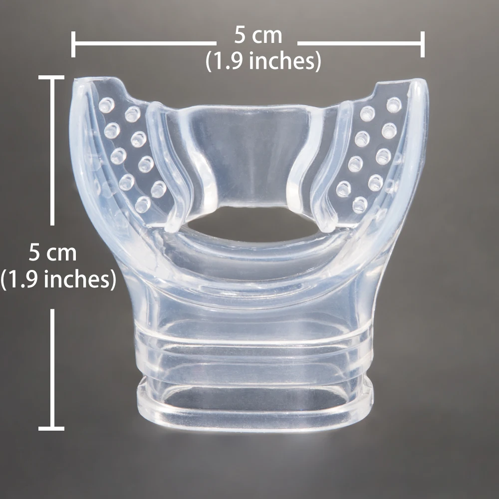 Scuba Diving Black Silicone Octopus Snorkel Mouthpiece Diving Equipment Silicone Mouthpiece Snorkeling Tube