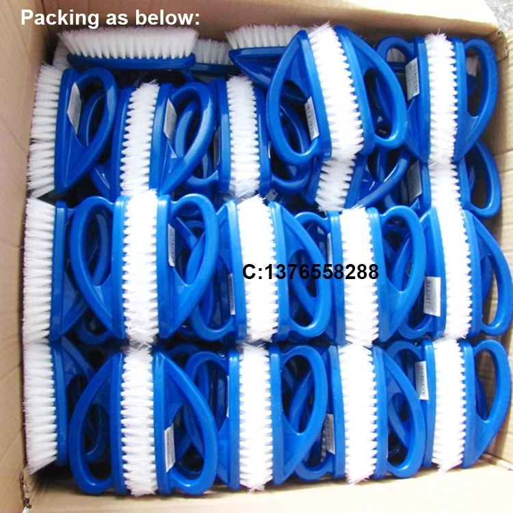 HQ2613 PP clothes wash brush shoe scrub brush shower scrubber with ergonomic handle