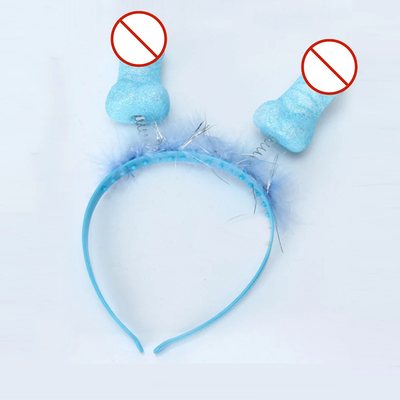 Novelty Penis Headband Adult Games Tiara for Girls Bachelorette Party Accessories